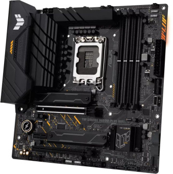 Материнская плата Asus TUF GAMING B660M-PLUS WIFI Soc-1700 Intel B660 4xDDR5 mATX AC`97 8ch(7.1) 2.5Gg RAID+HDMI+DP - купить недорого с доставкой в интернет-магазине