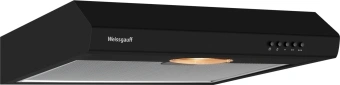 Вытяжка козырьковая Weissgauff Cover 50 черный управление: кнопочное - купить недорого с доставкой в интернет-магазине