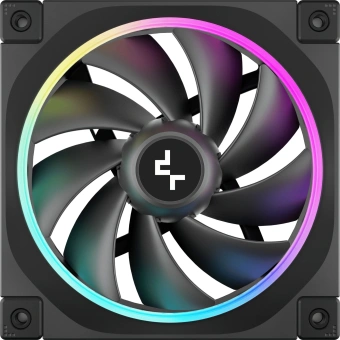 Вентилятор для корпуса Deepcool FL12 ARGB 120х120x25 черный 4-pin (R-FL12-BKAPN1-G) Ret - купить недорого с доставкой в интернет-магазине