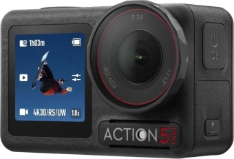 Экшн-камера Dji Osmo Action 5 Pro Adventure Combo 1xCMOS 12Mpix черный/черный - купить недорого с доставкой в интернет-магазине