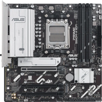 Материнская плата Asus PRIME B840M-A WIFI Socket AM5 AMD B840 4xDDR5 mATX AC`97 8ch(7.1) 2.5Gg RAID+HDMI+DP - купить недорого с доставкой в интернет-магазине