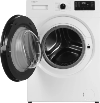 Стиральная машина Vitek VT-WME8201 класс: A+++ загр.фронтальная макс.:8кг белый инвертор - купить недорого с доставкой в интернет-магазине
