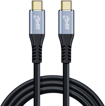 Кабель Premier PD100W/USB 3.1Gen2/4K PCG5916-1.0 USB Type-C (m)-USB Type-C (m) 1м черный - купить недорого с доставкой в интернет-магазине