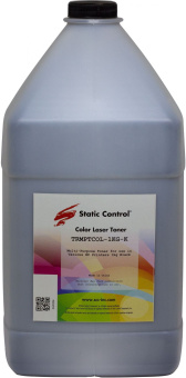 Тонер Static Control TRMPTCOL-1KG-K черный флакон 1000гр. для принтера HP CLJCP1515/Canon MF8330 - купить недорого с доставкой в интернет-магазине