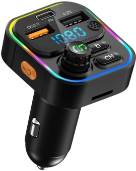 Автомобильный FM-модулятор ACV FMT-130B черный BT USB (40580) - купить недорого с доставкой в интернет-магазине