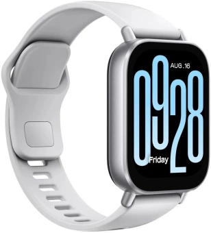 Смарт-часы Xiaomi Redmi Watch 5 Active 2" LCD корп.серебристый рем.серебристый разм.брасл.:135-205мм (BHR8790GL) - купить недорого с доставкой в интернет-магазине