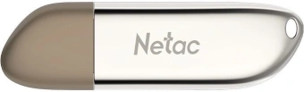 Флеш Диск Netac 8GB U352 NT03U352N-008G-20PN USB2.0 серебристый - купить недорого с доставкой в интернет-магазине