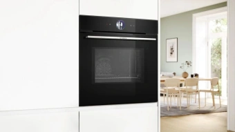 Духовой шкаф Электрический Bosch Serie 8 HMG776NB1 черный - купить недорого с доставкой в интернет-магазине