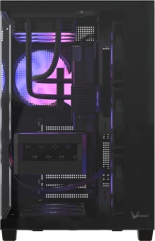 Корпус Formula Crystal Z2 v2 черный без БП ATX 10x120mm 2xUSB2.0 1xUSB3.0 audio bott PSU - купить недорого с доставкой в интернет-магазине