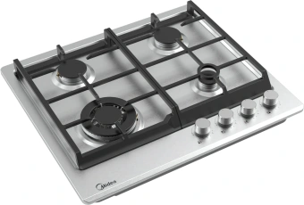 Газовая варочная поверхность Midea MG693TX нержавеющая сталь - купить недорого с доставкой в интернет-магазине