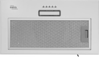Вытяжка встраиваемая Oasis VM-52W белый управление: кнопочное (1 мотор) - купить недорого с доставкой в интернет-магазине