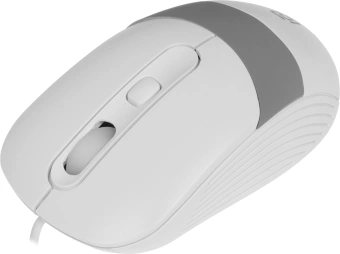 Мышь Оклик 310M белый/серый оптическая 2400dpi USB для ноутбука 4but (1869103) - купить недорого с доставкой в интернет-магазине