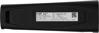 Роутер беспроводной MikroTik hAP ax2 (C52IG-5HAXD2HAXD-TC) AX1800 10/100/1000BASE-TX черный - купить недорого с доставкой в интернет-магазине