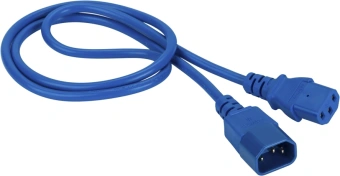 Шнур питания Lanmaster LAN-PP13/14-7.0-BL C13-С14 проводник.:3x0.75мм2 7м 220В 10А синий - купить недорого с доставкой в интернет-магазине