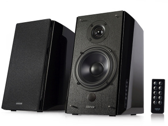 Колонки Edifier R2000DB 2.0 черный/черный 120Вт BT - купить недорого с доставкой в интернет-магазине