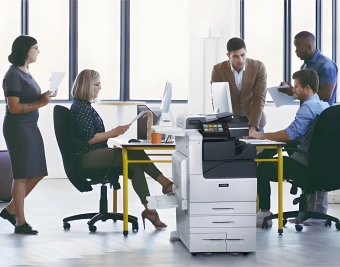 МФУ лазерный Xerox Versalink C7120/C7125/C7130 (Базовый блок) (C7101V_D) A3 Duplex белый - купить недорого с доставкой в интернет-магазине