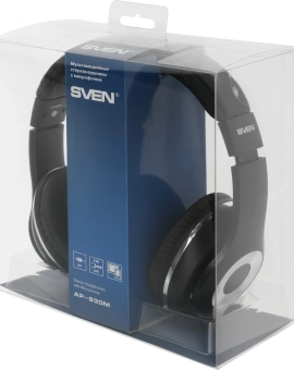 Наушники с микрофоном Sven AP-930M черный/серебристый 1.3м мониторные оголовье (SV-013608) - цена, купить или заказать с доставкой в интернет-магазине Наушники с микрофоном Sven AP-930M черный/серебристый 1.3м мониторные оголовье (SV-013608) - купить недорого с доставкой в интернет-магазине