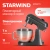 Миксер планетарный Starwind SPM4171 1200Вт серебристый - купить недорого с доставкой в интернет-магазине