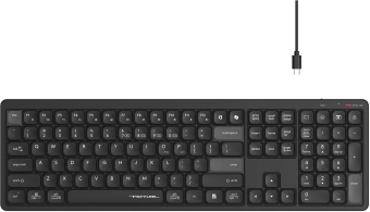 Клавиатура A4Tech Fstyler FBX55C черный USB беспроводная BT/Radio slim Multimedia (FBX55C) - купить недорого с доставкой в интернет-магазине