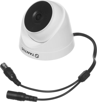 Камера видеонаблюдения аналоговая Tantos TSc-E2HDf 2.8-2.8мм HD-CVI HD-TVI цв. корп.:белый/черный (00-00156688) - купить недорого с доставкой в интернет-магазине