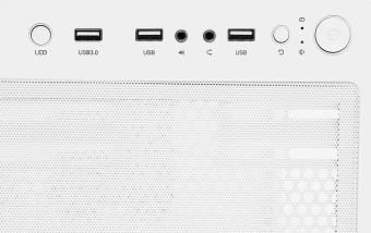 Корпус Formula Crystal Z1 белый без БП ATX 3x120mm 2xUSB2.0 1xUSB3.0 audio bott PSU - купить недорого с доставкой в интернет-магазине