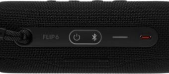 Колонка порт. JBL Flip 6 черный 30W 1.0 BT 10м 4800mAh (JBLFLIP6BLK) - купить недорого с доставкой в интернет-магазине