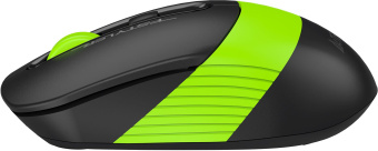 Мышь A4Tech Fstyler FG10CS Air черный/зеленый оптическая 2000dpi silent беспров. USB для ноутбука 4but (FG10CS AIR SPORTS GREEN) - купить недорого с доставкой в интернет-магазине