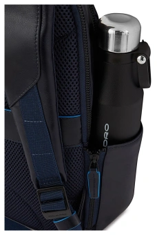 Рюкзак мужской Piquadro Blue Square Revamp CA5574B2V/BLU синий кожа - купить недорого с доставкой в интернет-магазине