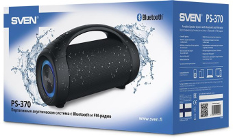 Колонка порт. Sven AC PS-370 черный 40W 2.0 BT 10м 3600mAh (SV-020408) - купить недорого с доставкой в интернет-магазине