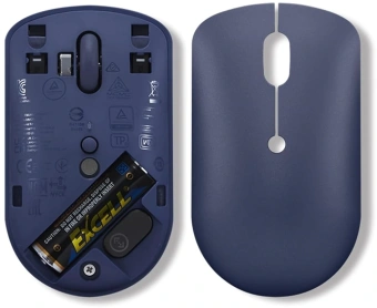 Мышь Lenovo 540 USB-C Wireless Compact темно-синий оптическая 2400dpi беспров. BT/Radio USB (GY51D20871) - купить недорого с доставкой в интернет-магазине