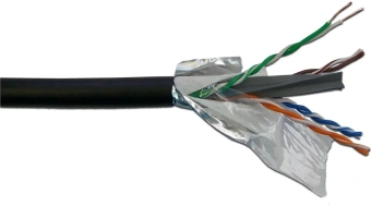 Кабель информационный Lanmaster LAN-6EUTP-WP-OUT кат.6 UTP 4 пары 23AWG PE внешний 305м черный - купить недорого с доставкой в интернет-магазине