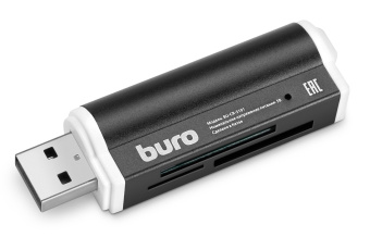 Устройство чтения карт памяти USB2.0 Buro BU-CR-3101 черный - цена, купить или заказать с доставкой в интернет-магазине Устройство чтения карт памяти USB2.0 Buro BU-CR-3101 черный - купить недорого с доставкой в интернет-магазине