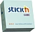 Блок самоклеящийся бумажный Stick`n 21340 76x76мм 400лист. 70г/м2 неон+пастель голубой 3цв.в упак.