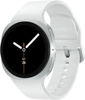 Смарт-часы Samsung Galaxy Watch 8 LTE 40мм 1.34" Super AMOLED корп.серебристый рем.серебристый (SM-L325FZSACAU) - купить недорого с доставкой в интернет-магазине