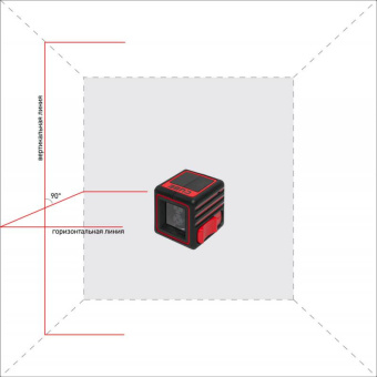 Уровень лазер. Ada Cube Basic Edition 2кл.лаз. 635нм цв.луч. красный 2луч. (А00341) - купить недорого с доставкой в интернет-магазине