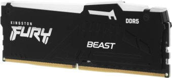 Память DDR5 16GB 6400MHz Kingston KF564C32BBEA-16 Fury Beast RGB RTL Gaming PC5-51200 CL32 DIMM 288-pin 1.4В single rank с радиатором Ret - купить недорого с доставкой в интернет-магазине