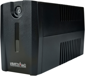 Источник бесперебойного питания Импульс Юниор Смарт 800 480Вт 800ВА черный - купить недорого с доставкой в интернет-магазине