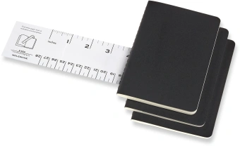 Блокнот Moleskine CAHIER JOURNAL QP314 Pocket 90x140мм обложка картон 64стр. пунктир черный (3шт) - купить недорого с доставкой в интернет-магазине