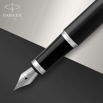 Ручка перьев. Parker IM Core F321 (1931644) Black CT F сталь нержавеющая подар.кор. - купить недорого с доставкой в интернет-магазине