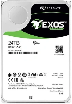 Жесткий диск Seagate SAS 3.0 24TB ST24000NM007H Server Exos X24 (7200rpm) 512Mb 3.5" - купить недорого с доставкой в интернет-магазине