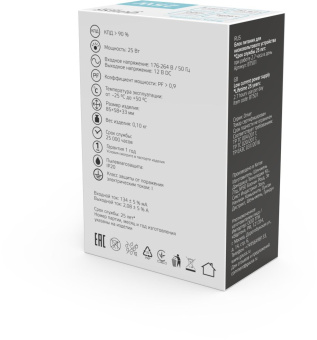 Блок питания Gauss Basic для лен.светод. белый (BT501) - купить недорого с доставкой в интернет-магазине