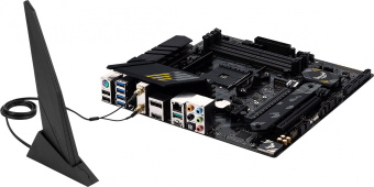 Материнская плата Asus TUF GAMING B550M-PLUS WIFI II Soc-AM4 AMD B550 4xDDR4 mATX AC`97 8ch(7.1) 2.5Gg RAID+HDMI+DP - купить недорого с доставкой в интернет-магазине