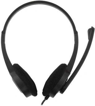 Наушники с микрофоном Оклик HS-M600 черный 1.8м накладные оголовье (1900372) - купить недорого с доставкой в интернет-магазине