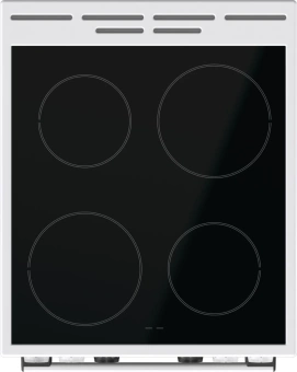 Плита Электрическая Gorenje GEC5C61WG белый стеклокерамика (без крышки) - купить недорого с доставкой в интернет-магазине