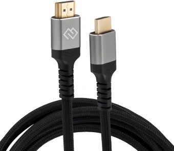 Кабель аудио-видео Digma HDMI (m)/HDMI (m) 3м. феррит.кольца позолоч.конт. черный (D-HDMI-2FF-V2.1-3M) - купить недорого с доставкой в интернет-магазине