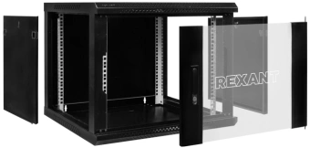 Шкаф коммутационный Rexant (04-0966-112) настенный 6U 400x542мм пер.дв.стекл серый - купить недорого с доставкой в интернет-магазине
