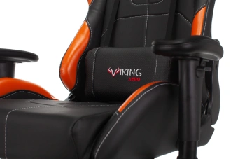 Кресло игровое Zombie VIKING 5 AERO черный/оранжевый эко.кожа с подголов. крестов. пластик - купить недорого с доставкой в интернет-магазине