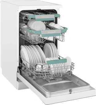 Посудомоечная машина Weissgauff DW 4539 Inverter Touch AutoOpen белый (узкая) - купить недорого с доставкой в интернет-магазине