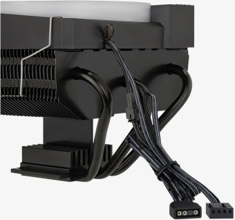 Устройство охлаждения(кулер) Aerocool Cylon 3H ARGB Soc-AM5/AM4/1200/1700/1851 черный 4-pin 13-24dB Al+Cu 125W 480gr Ret (CYLON 3H ARGB PWM 4P) - купить недорого с доставкой в интернет-магазине