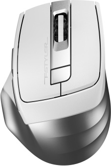 Мышь A4Tech Fstyler FB35S белый/серый оптическая 2000dpi беспров. BT/Radio USB для ноутбука 5but (FB35S USB ICY WHITE) - купить недорого с доставкой в интернет-магазине